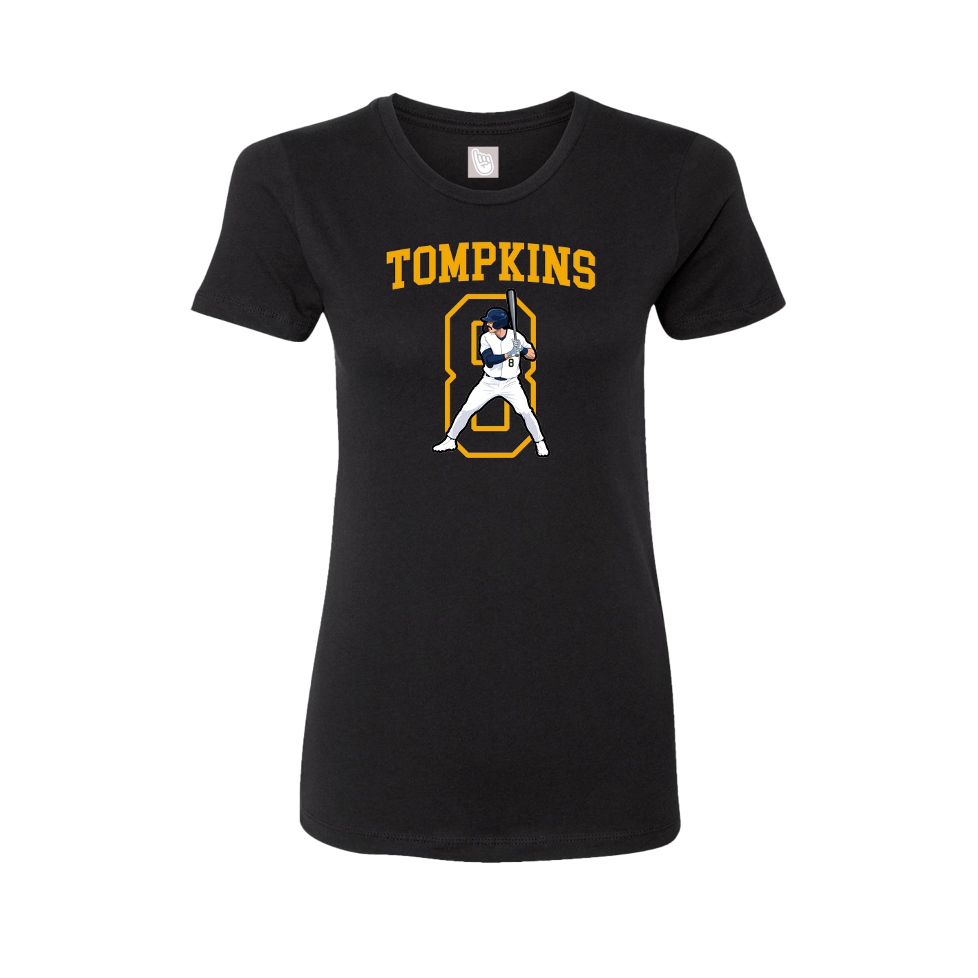 Fitted Women's Tee — Shirsey in Black