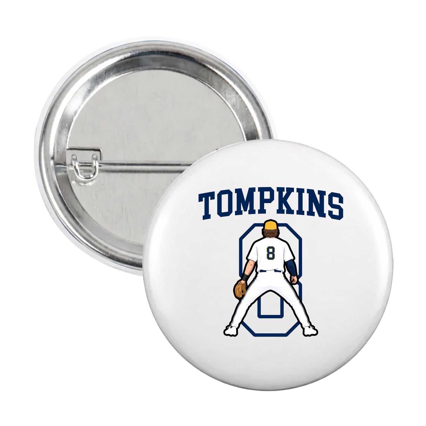Game Day Button — Shirsey in White