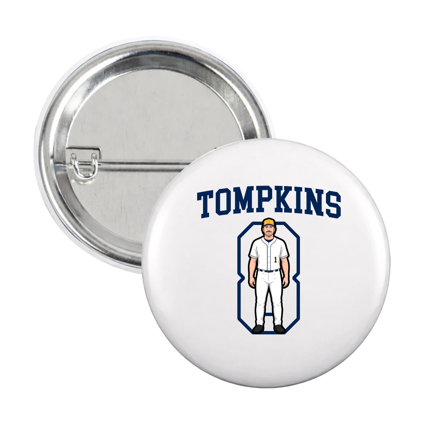 Game Day Button — Shirsey in White