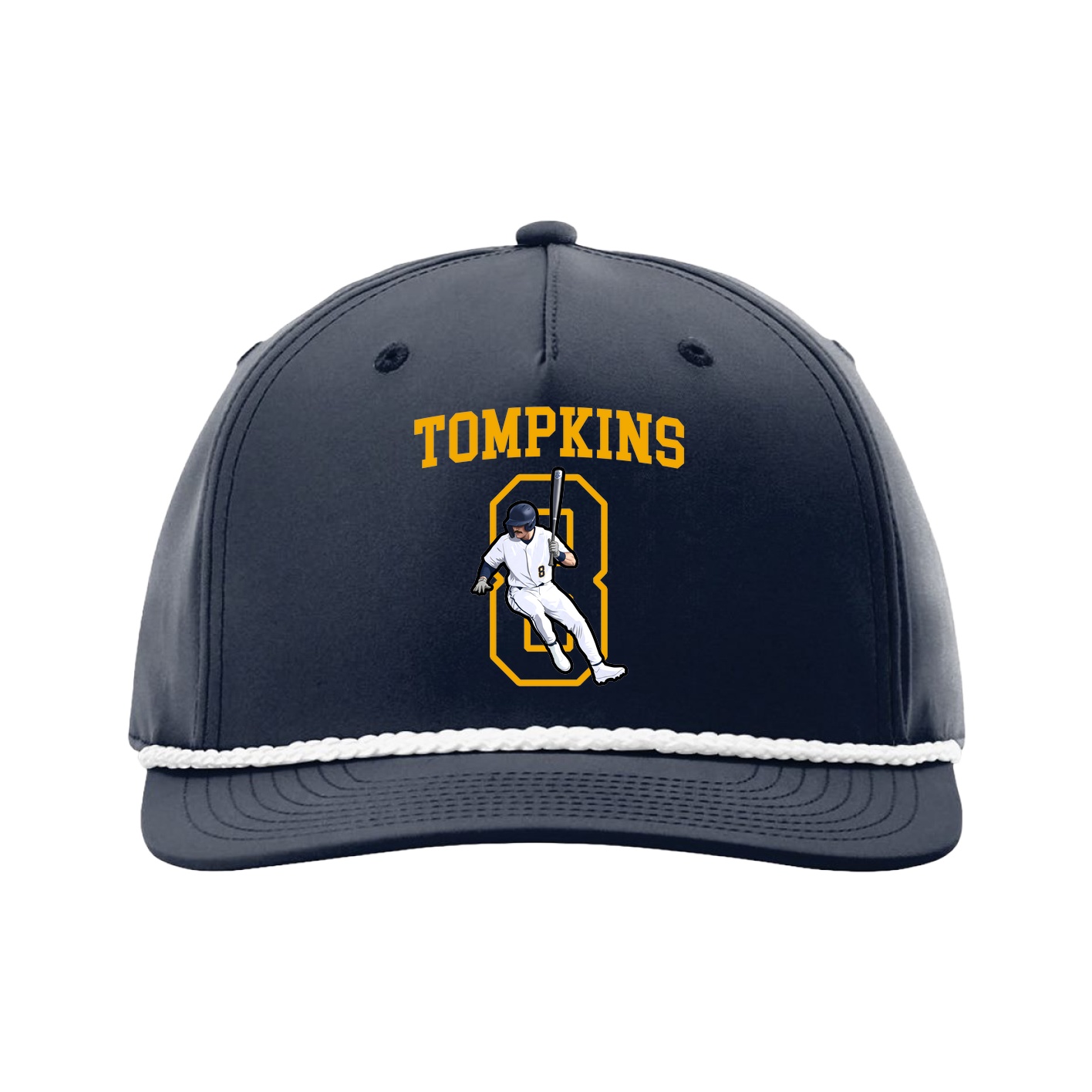 Five-Panel Classic Rope Cap — Shirsey in Navy