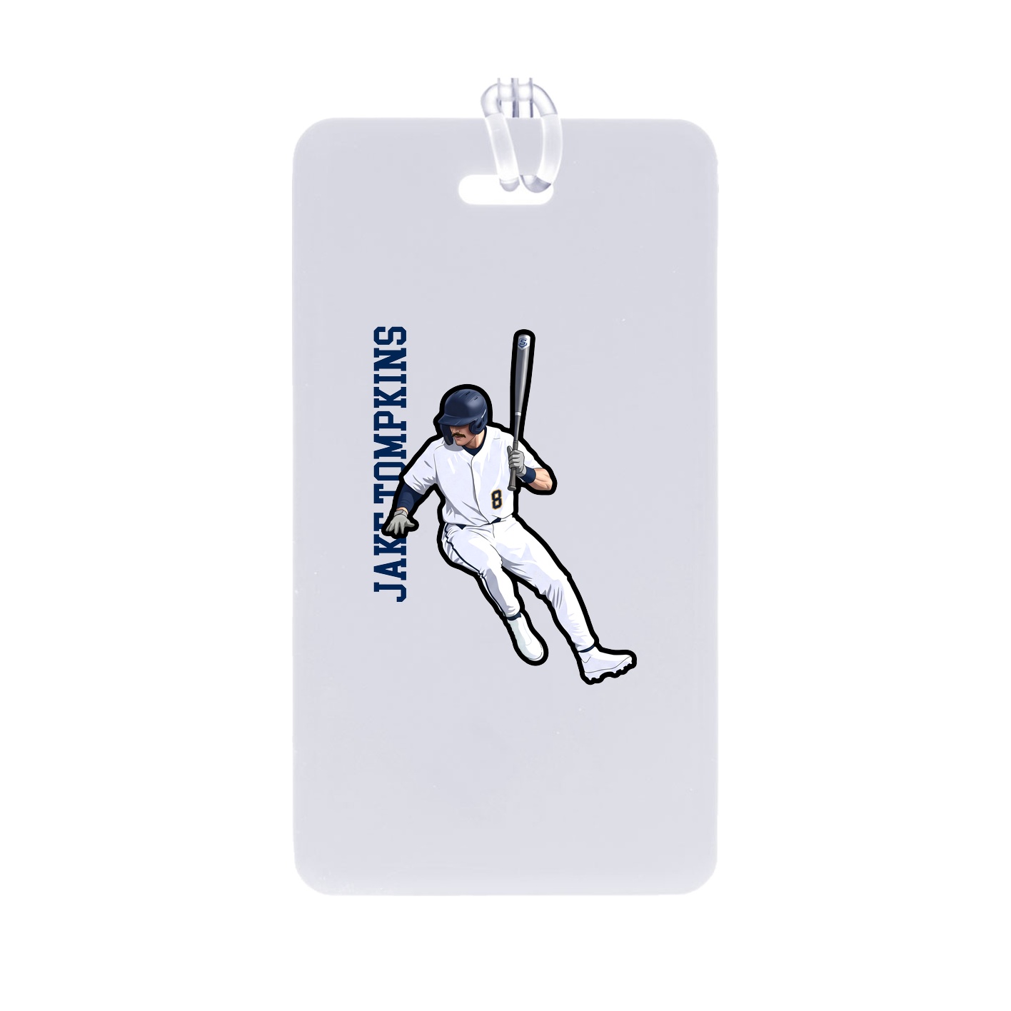 Bag Tag — Name Vertical in Classic