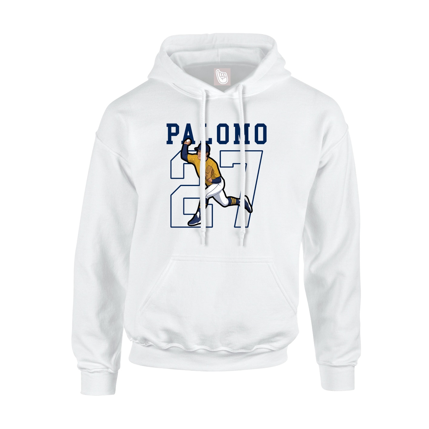 Hoodie — Shirsey in White