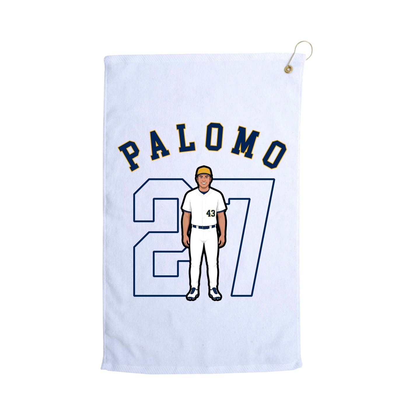 Golf Towel — Shirsey Arch in White