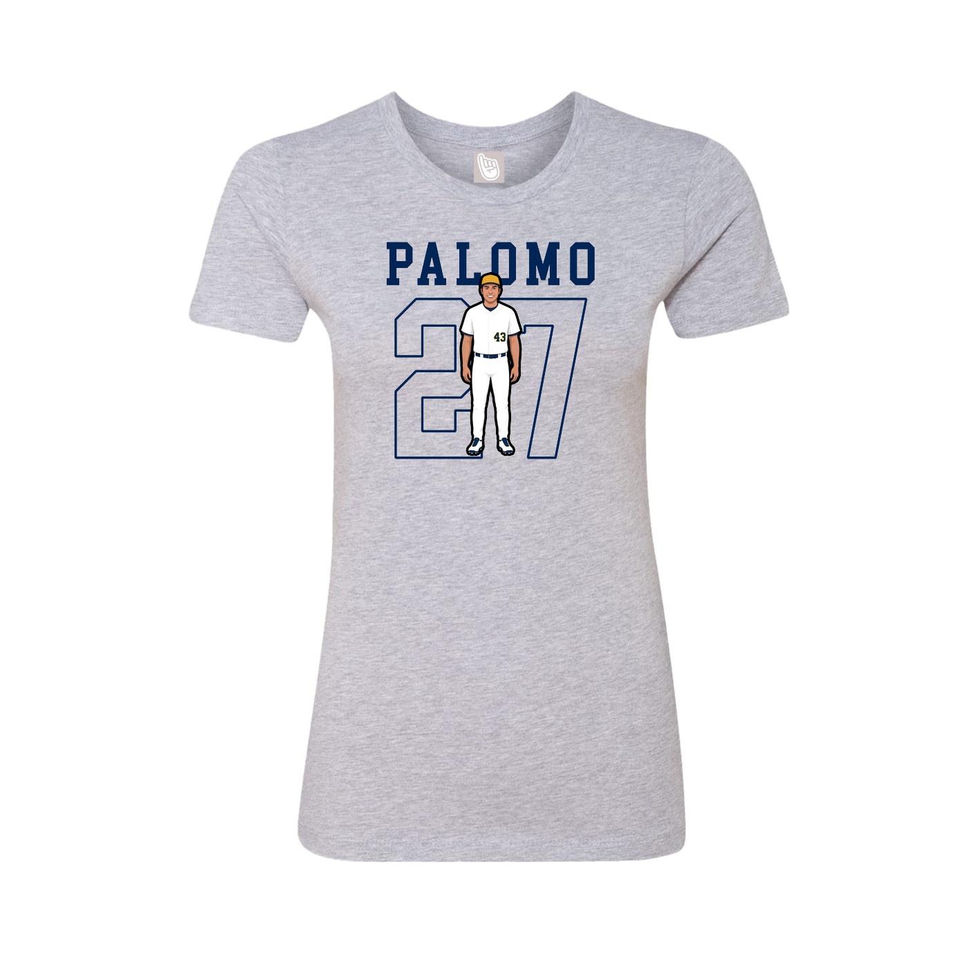 Fitted Women's Tee — Shirsey in Grey