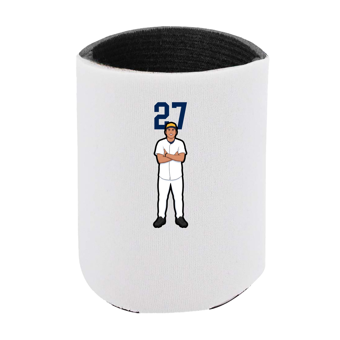 Can Holder — Number Top in White