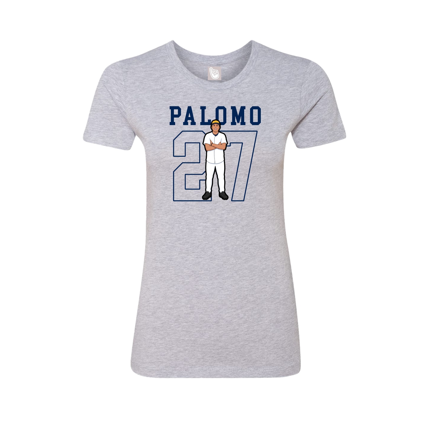Fitted Women's Tee — Shirsey in Grey