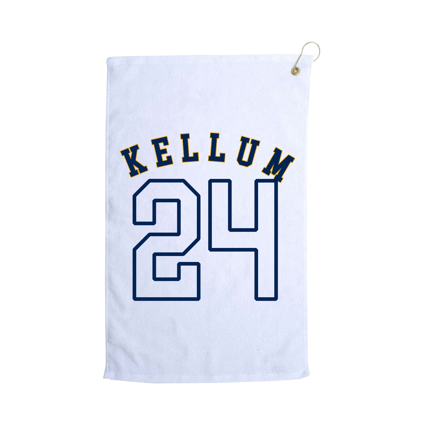 Golf Towel — Shirsey Arch in White