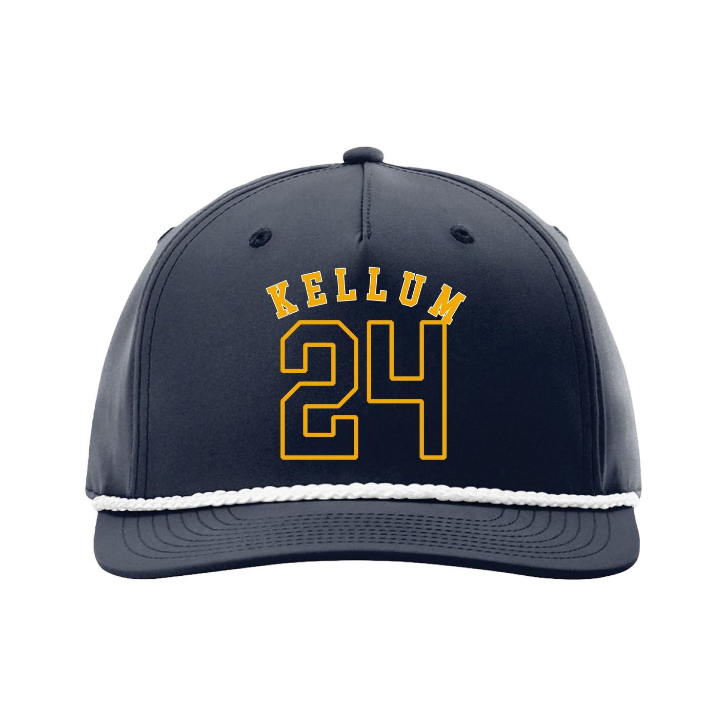 Five-Panel Classic Rope Cap — Shirsey Arch in Navy