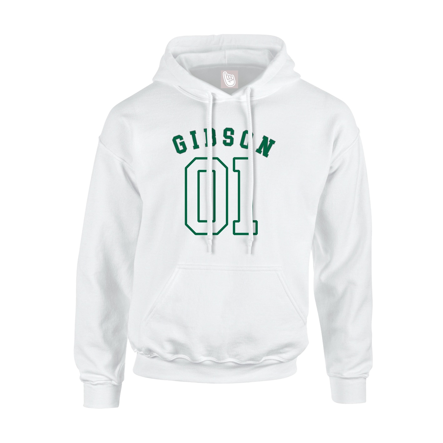 Youth Hoodie — Shirsey Arch in White