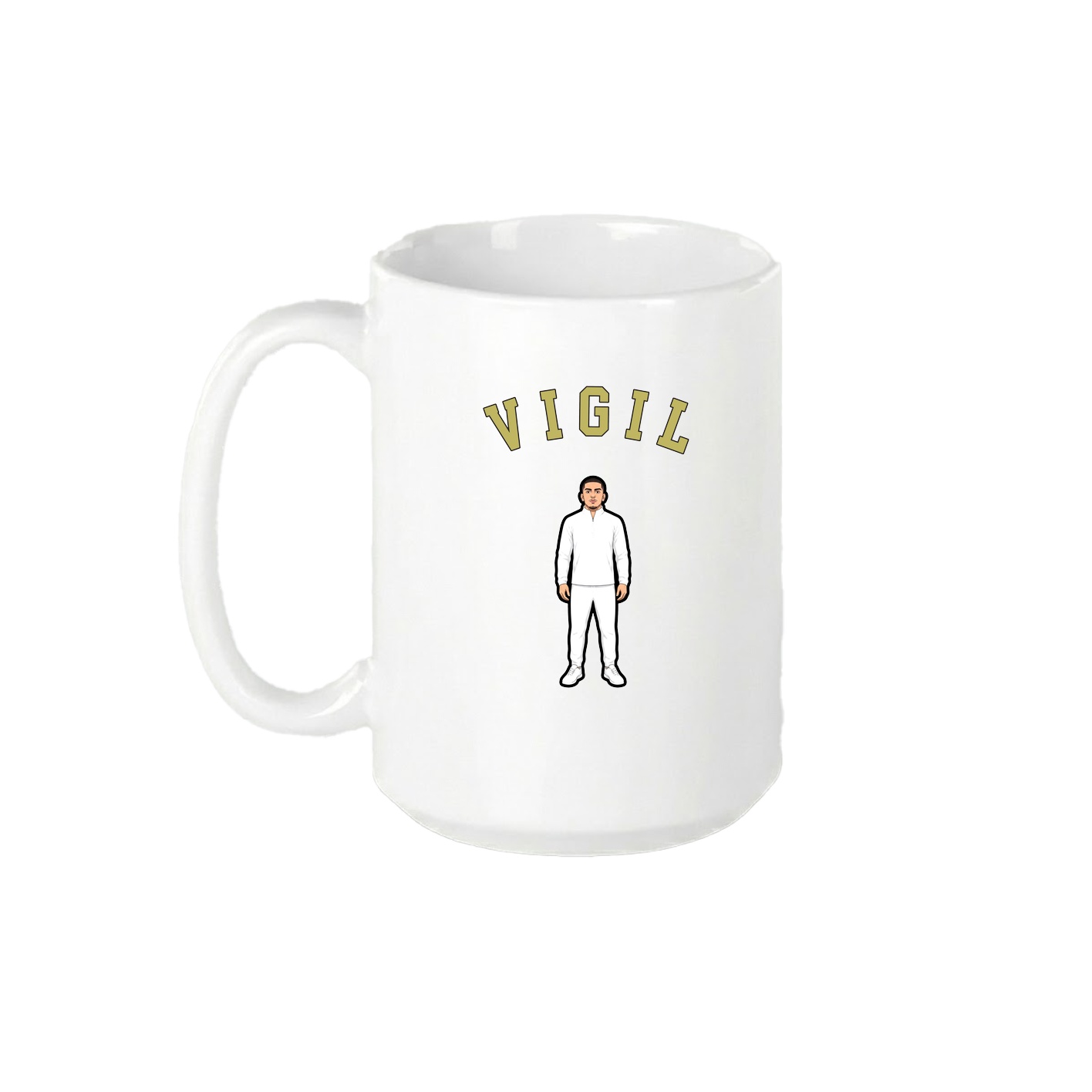 15oz Coffee Mug — Shirsey Arch in White