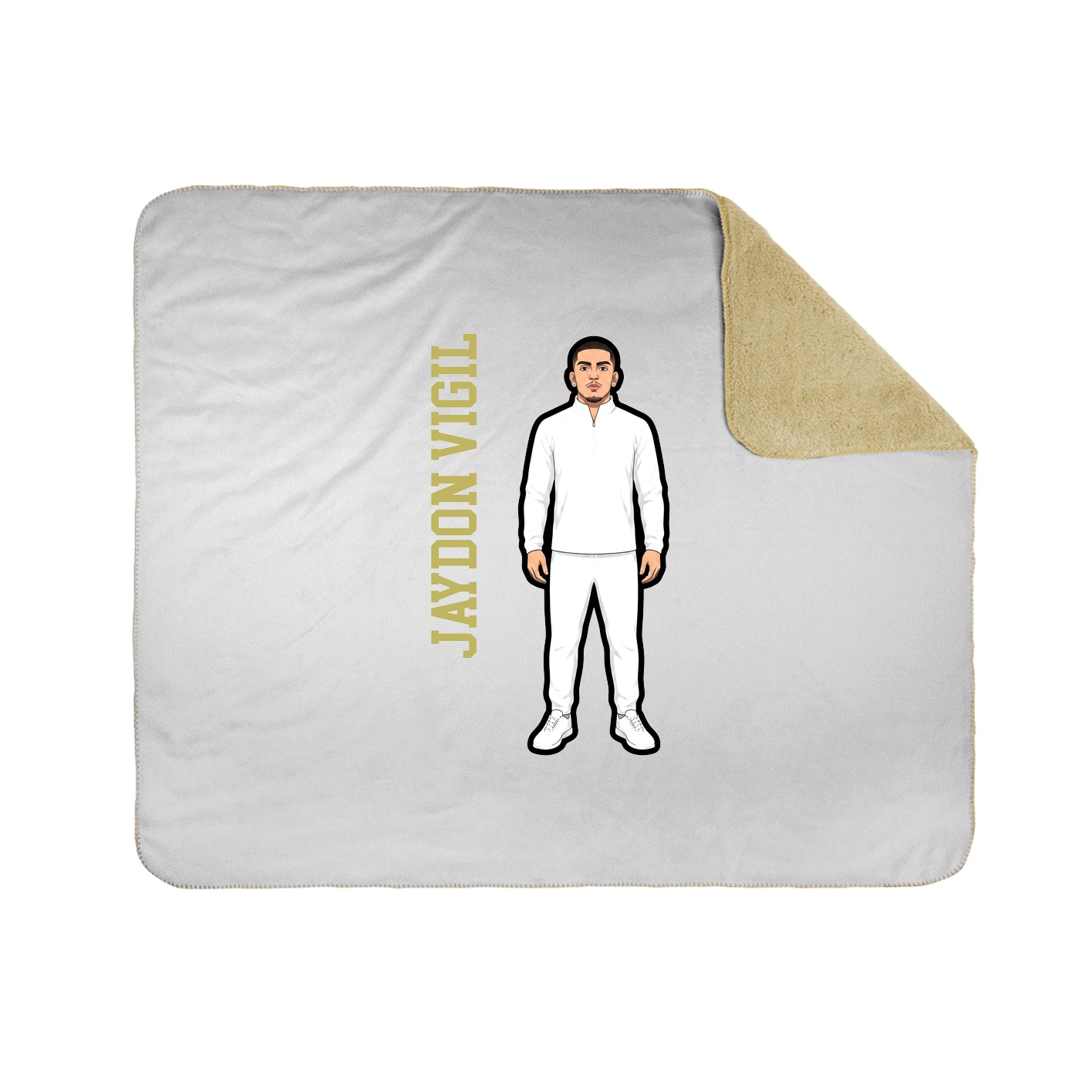 50x60 Sherpa Lined Throw Blanket