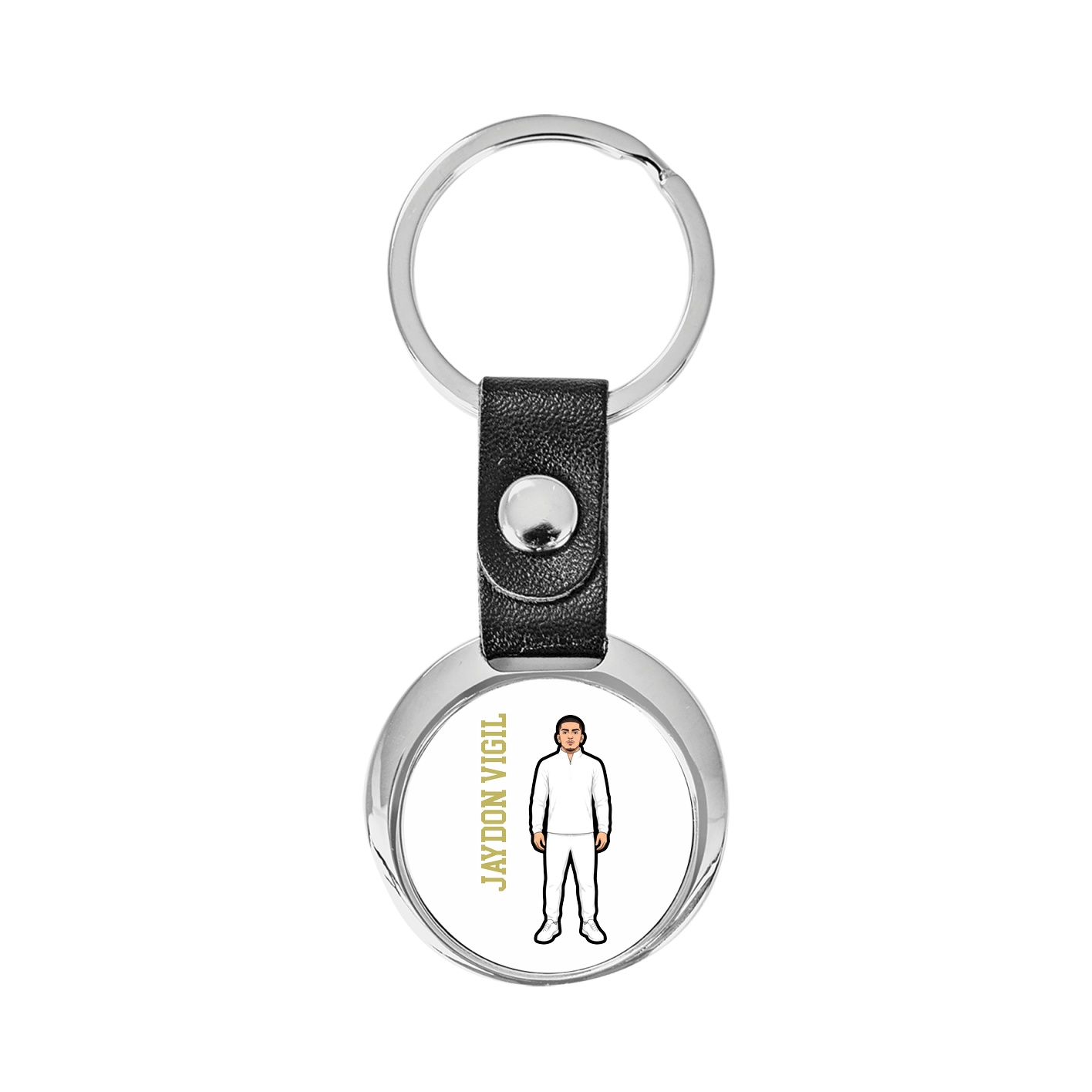 Key Chain — Name Vertical in Classic