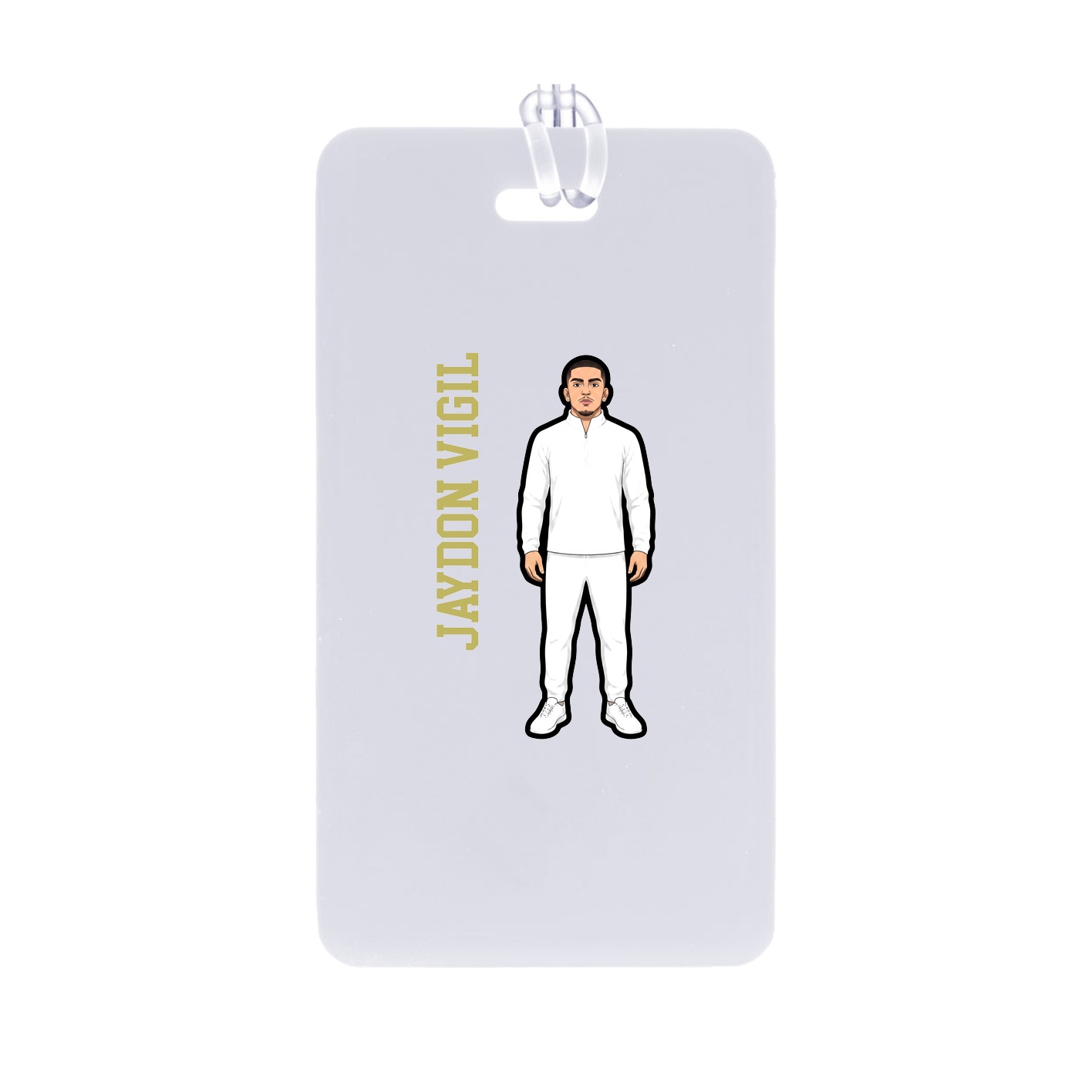 Bag Tag — Name Vertical in Classic