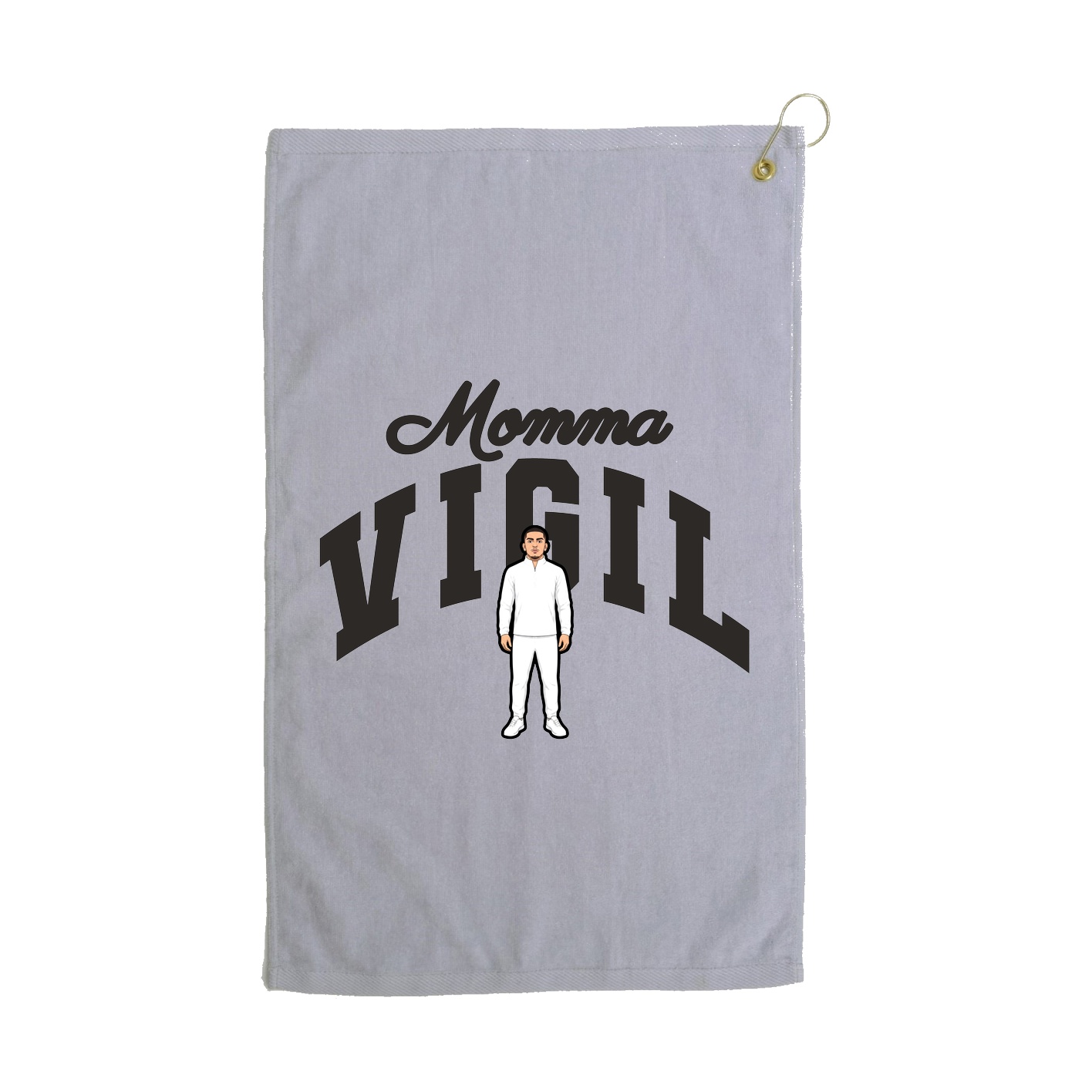 Golf Towel — Mothers Day Arch in Grey