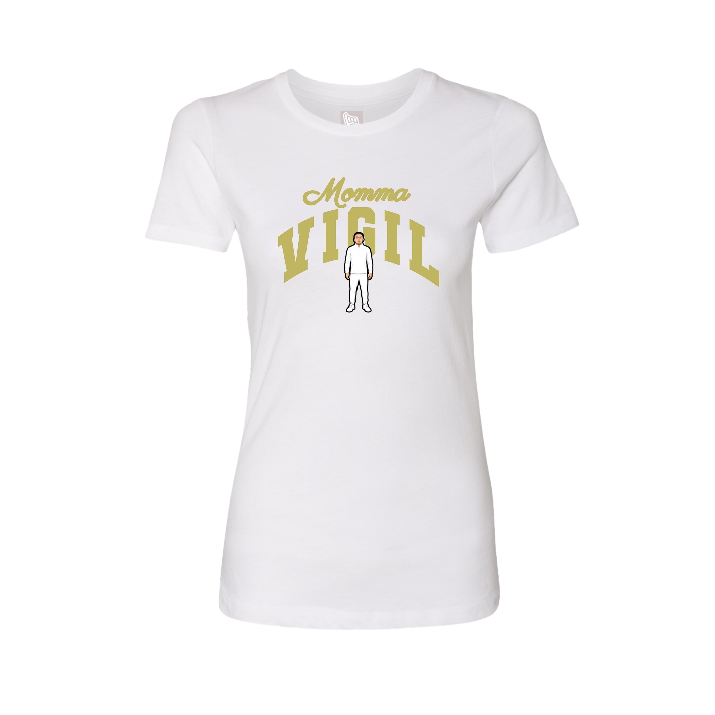 Womens Tee — Mothers Day Arch in White