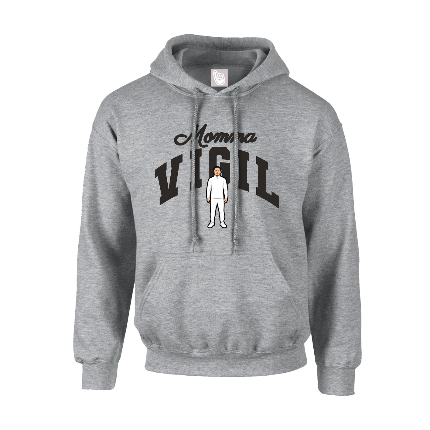 Hoodie — Mothers Day Arch in Grey