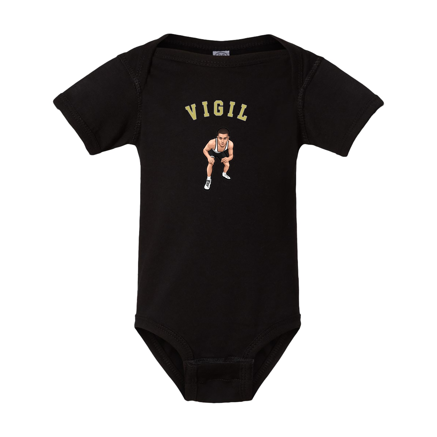 Baby Onesie — Shirsey Arch in Black