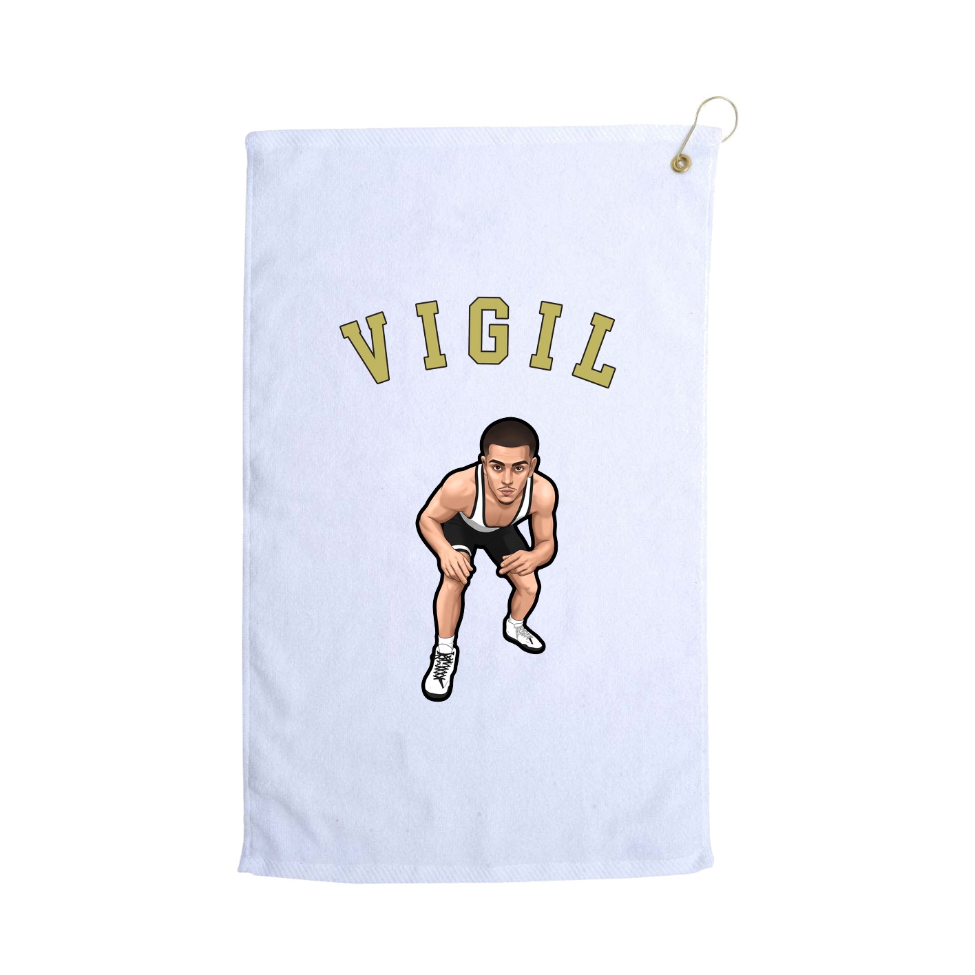 Golf Towel — Shirsey Arch in White