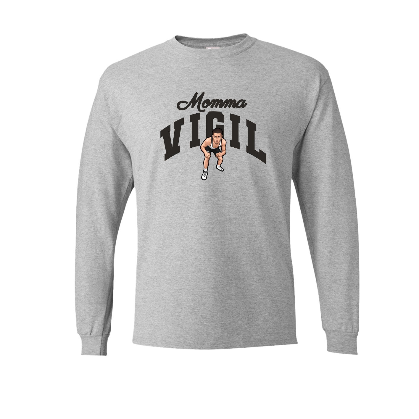 Long Sleeve Tee — Mothers Day Arch in Grey
