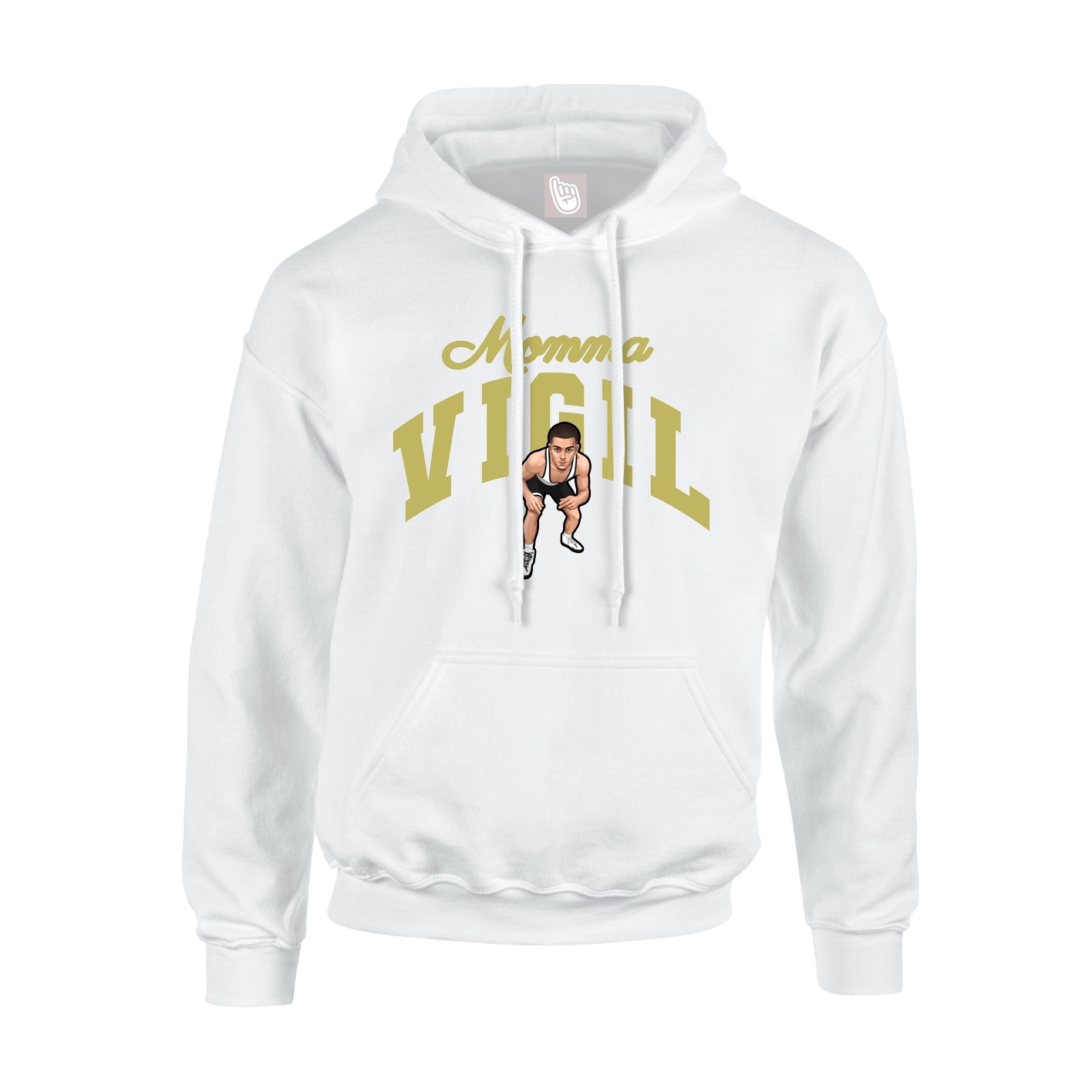 Youth Hoodie — Mothers Day Arch in White