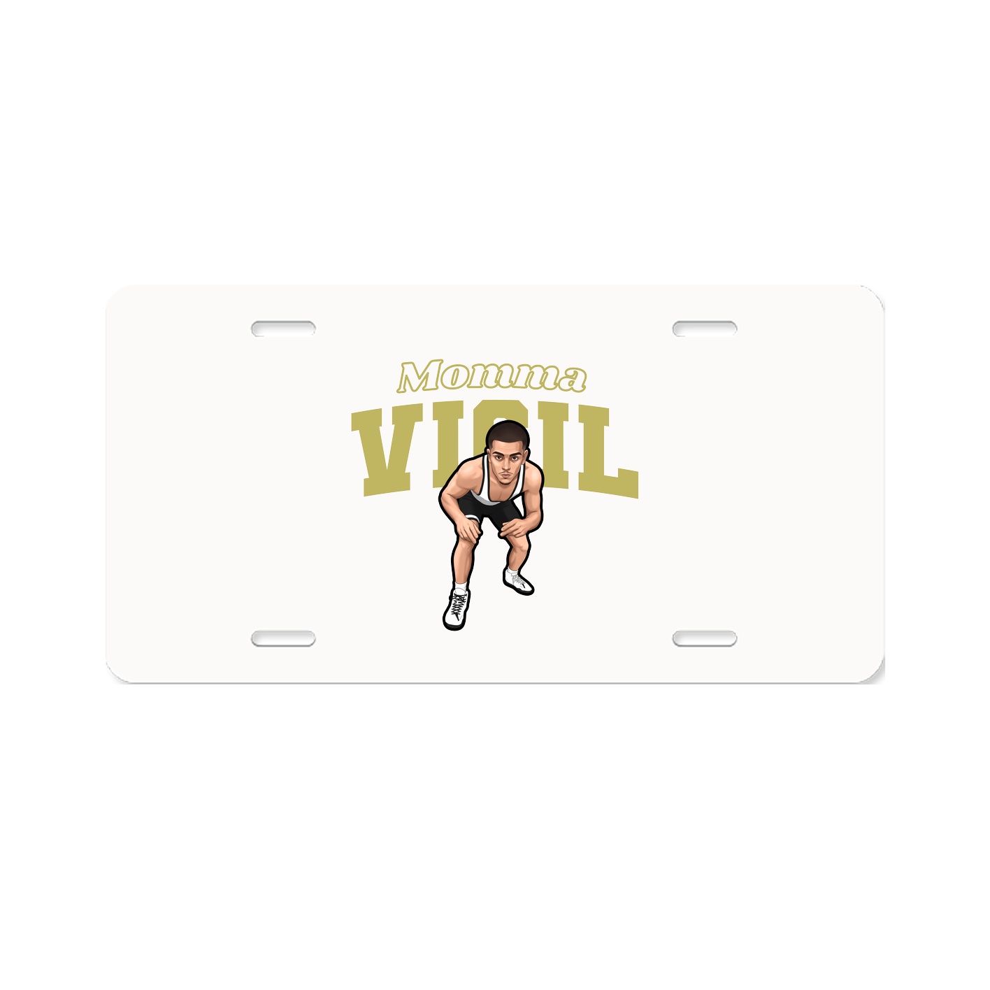 License Plate — Mothers Day Block in Classic