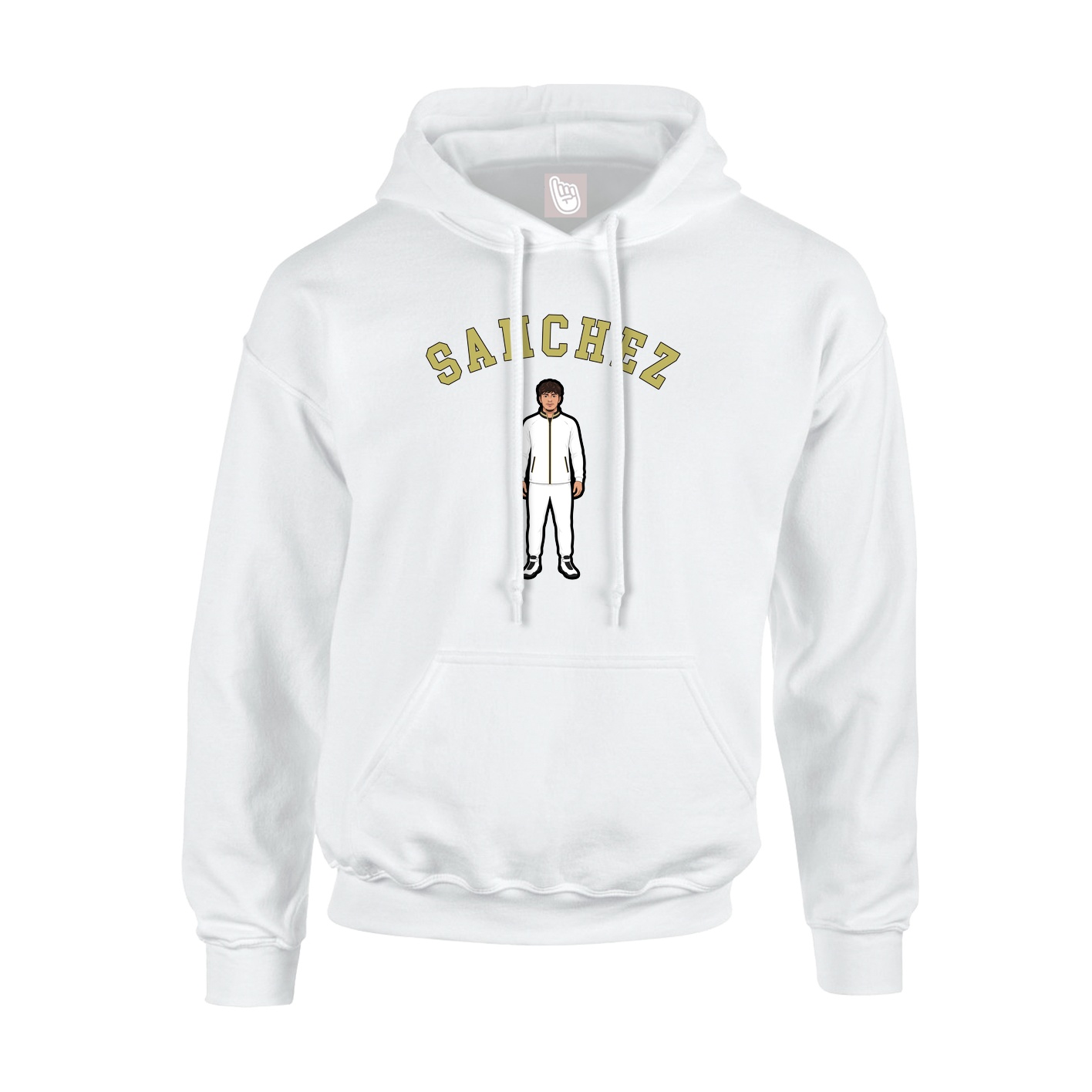 Hoodie — Shirsey Arch in White
