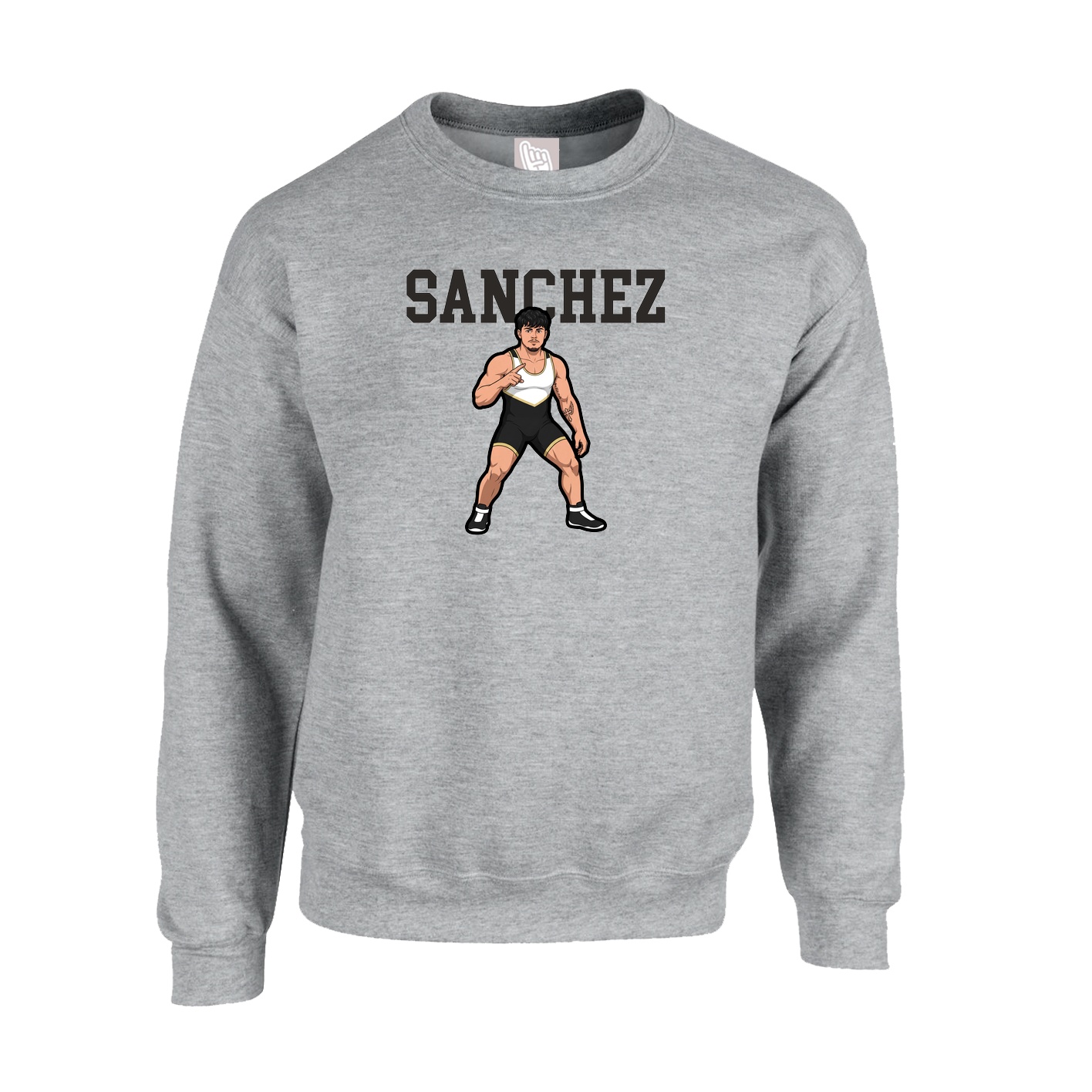 Fleece Crew — Shirsey in Grey