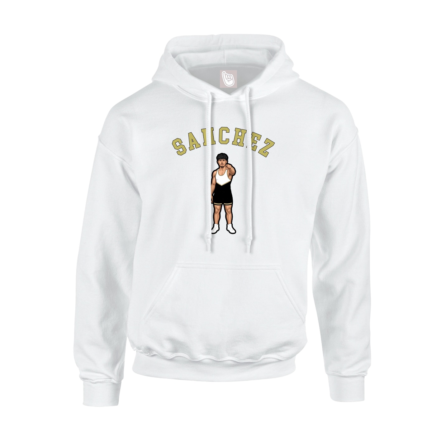 Youth Hoodie — Shirsey Arch in White