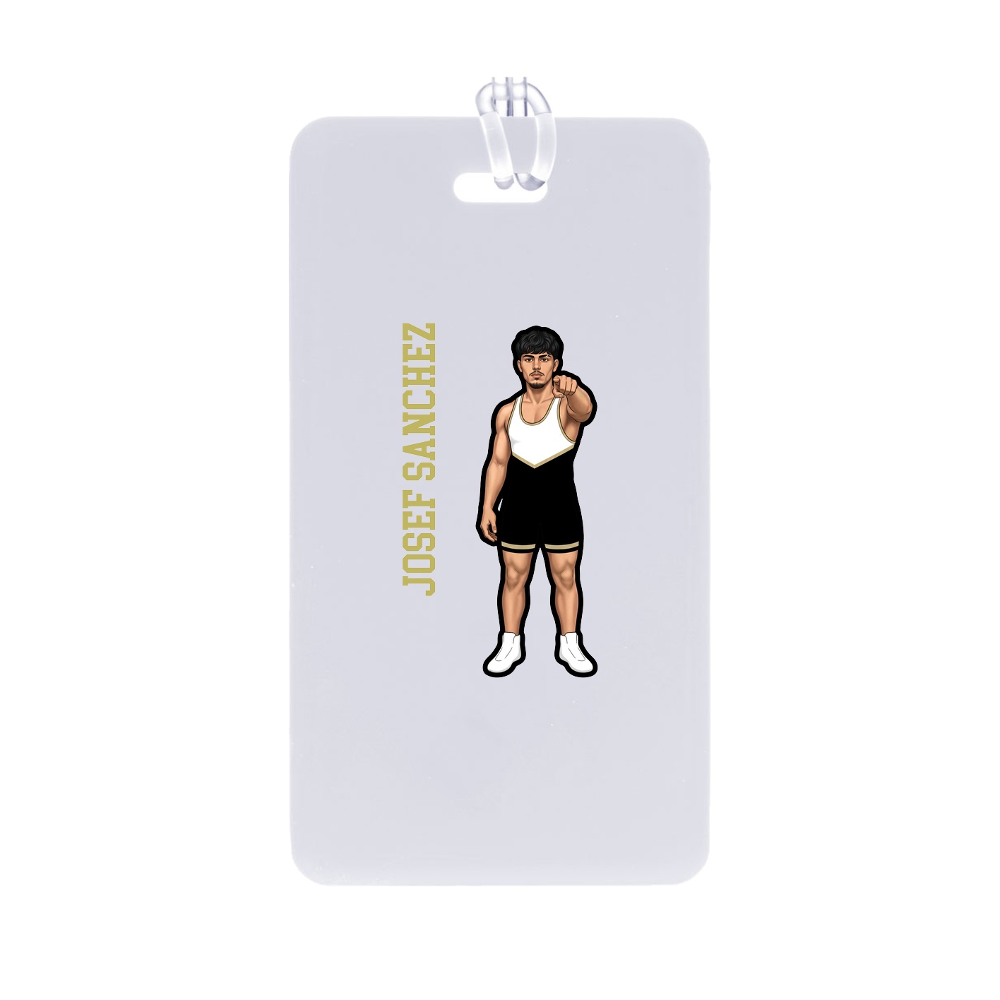 Bag Tag — Name Vertical in Classic
