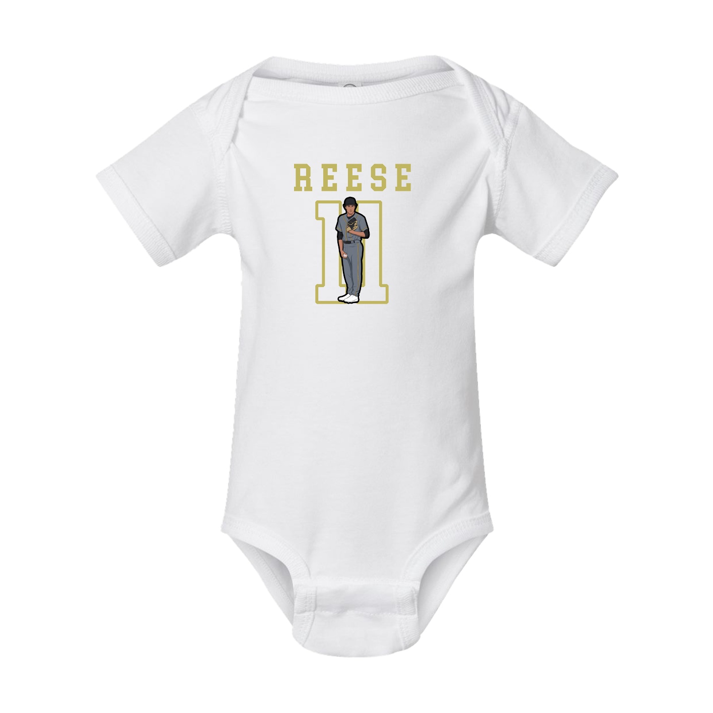 Baby Onesie — Shirsey in White