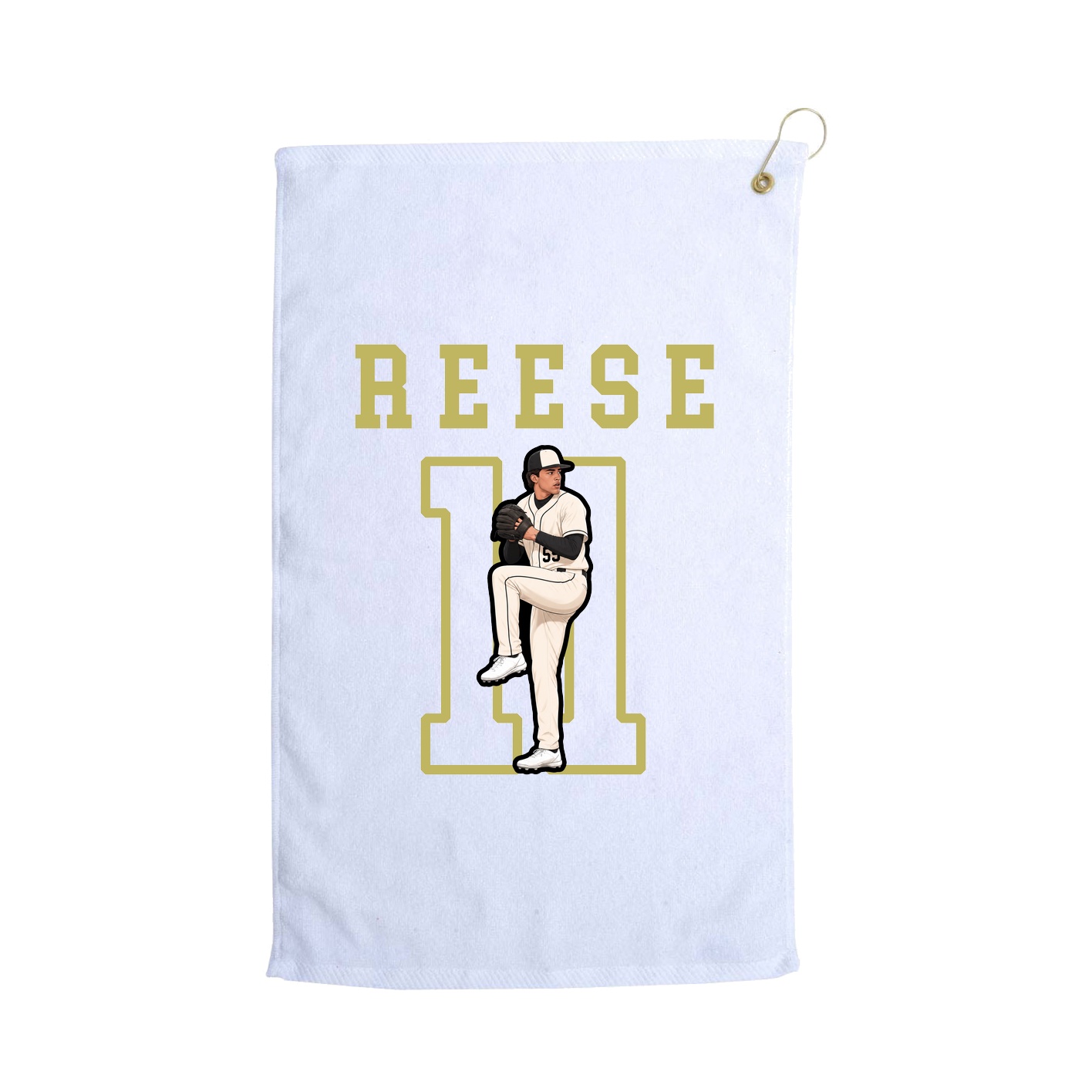 Golf Towel — Shirsey in White