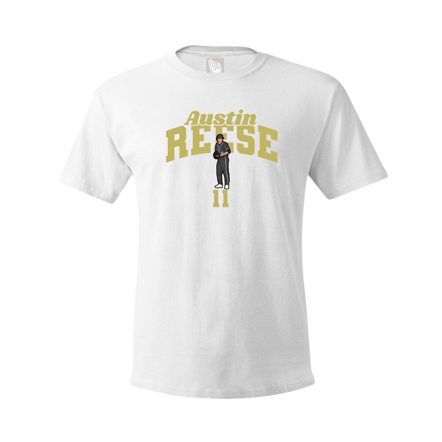 Youth Tee — Signature Arch in White