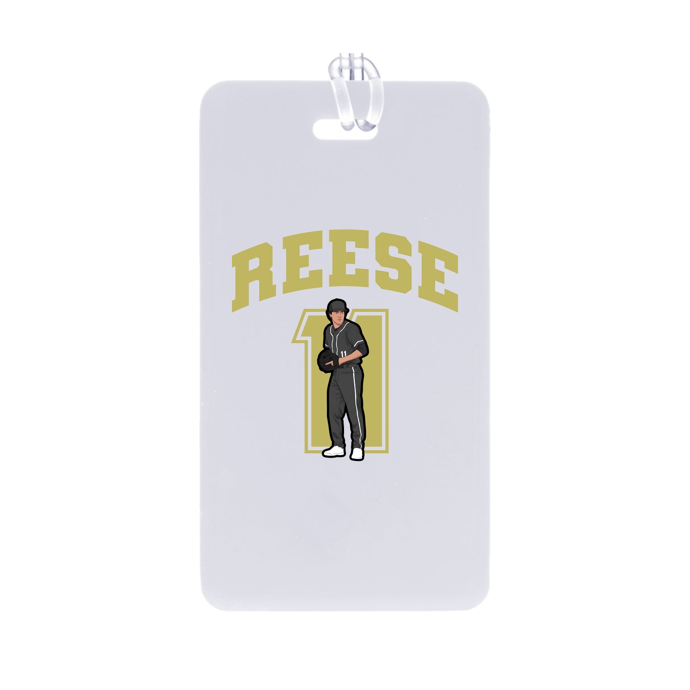 Bag Tag — Number in Classic