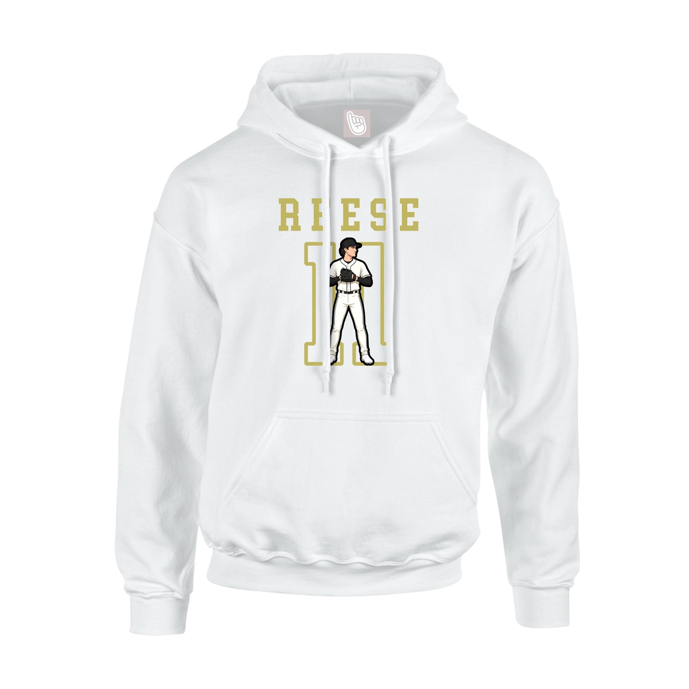 Hoodie — Shirsey in White