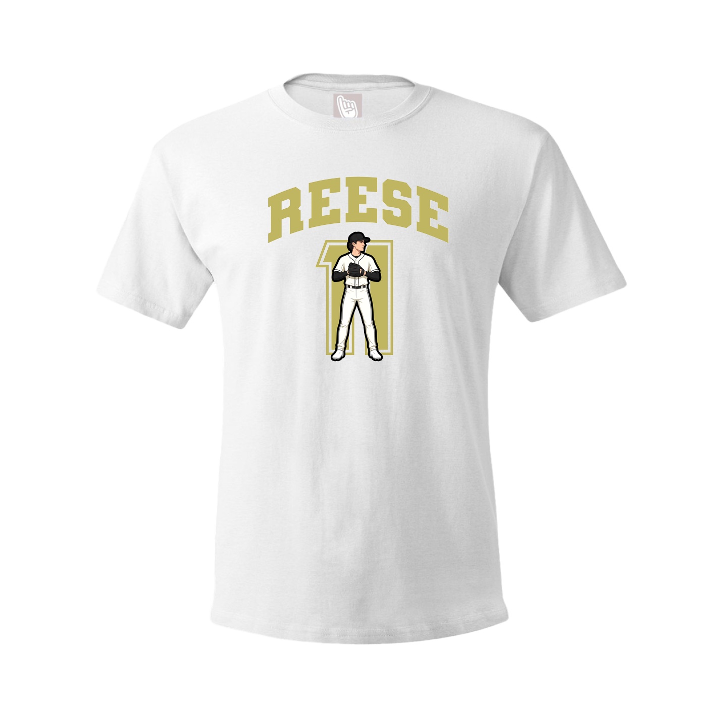 Tee — Number in White