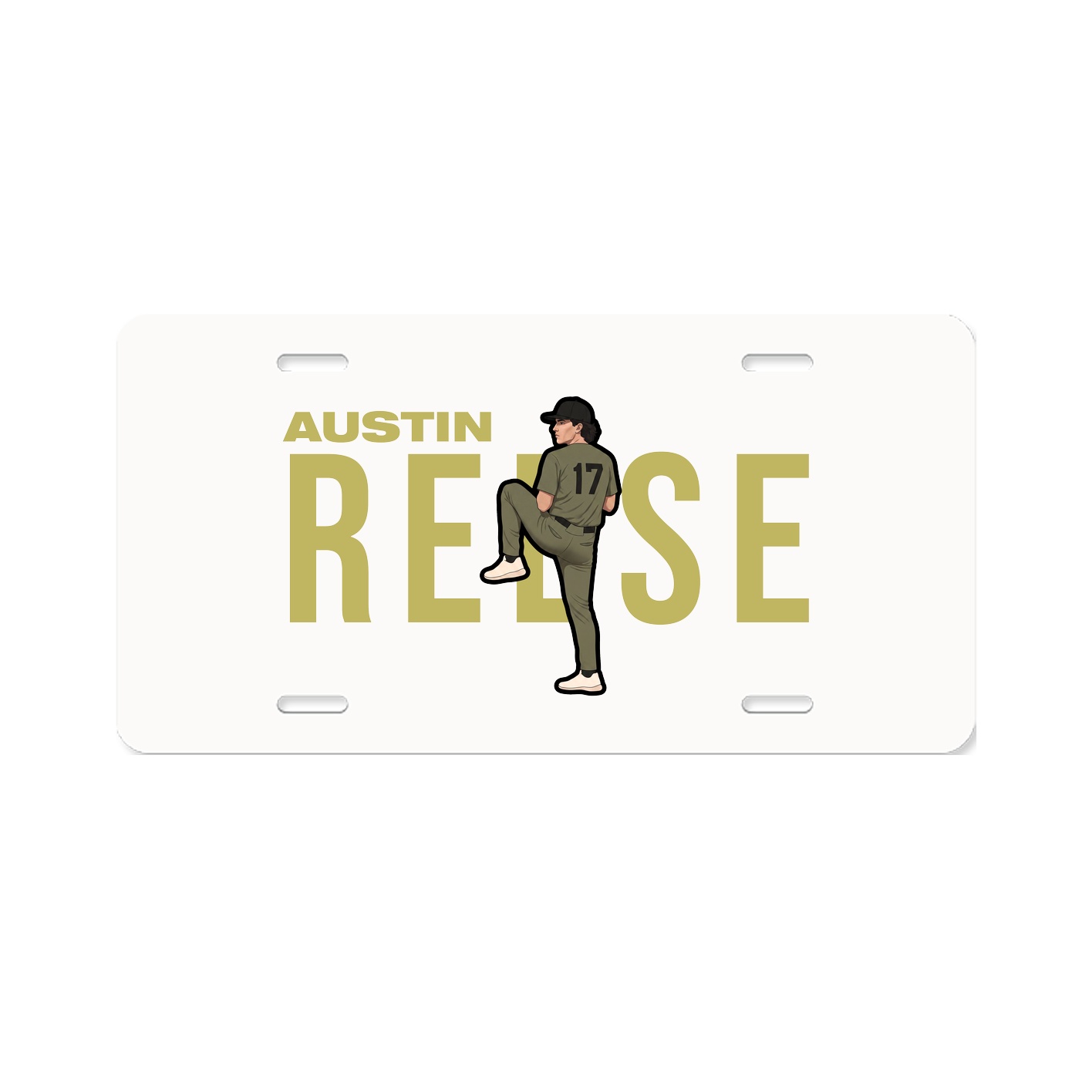 License Plate — Player Name in Classic
