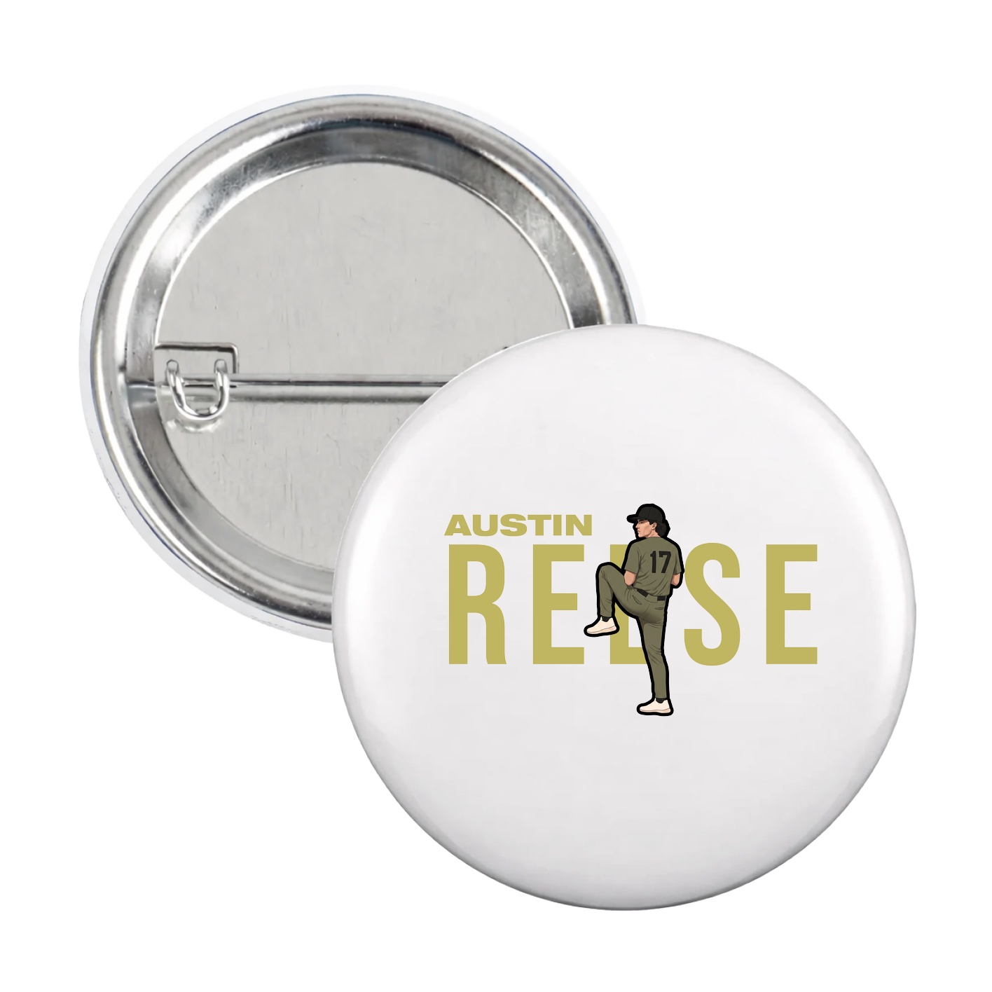 Game Day Button — Player Name in White