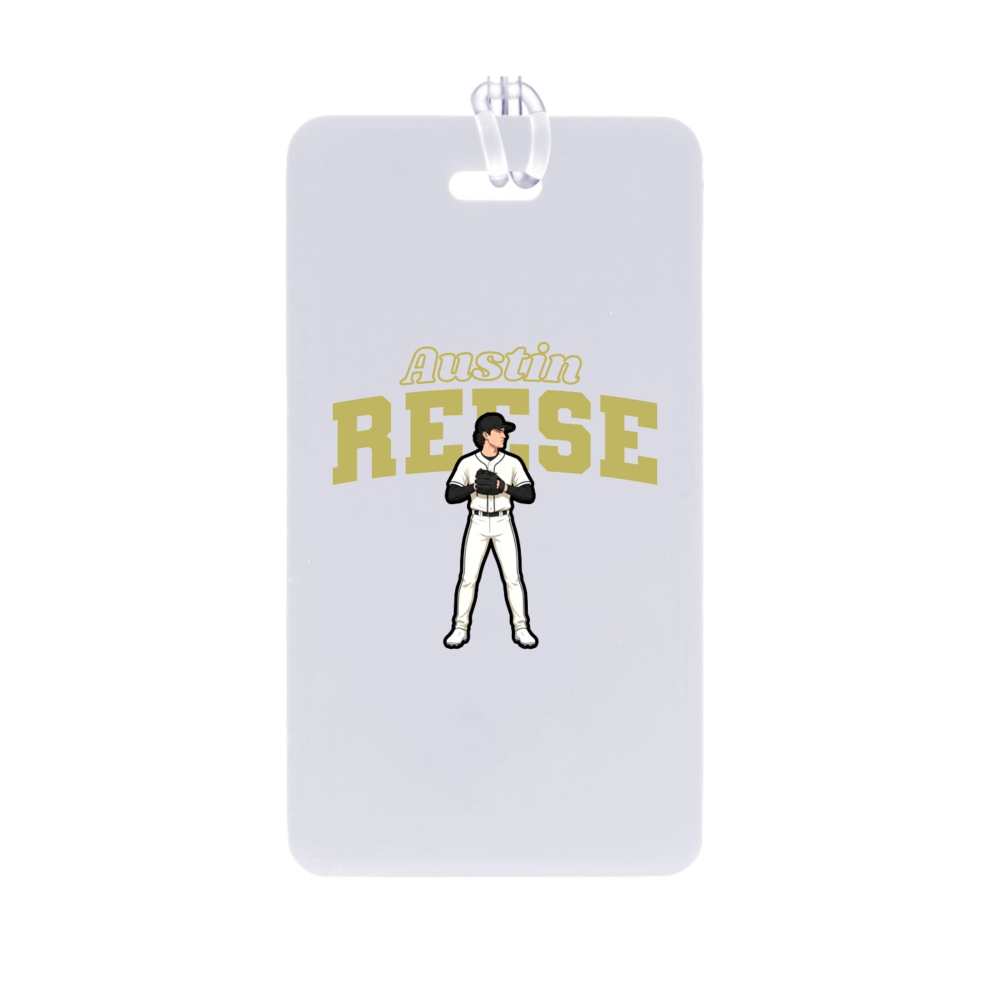 Bag Tag — Name Arch in Classic