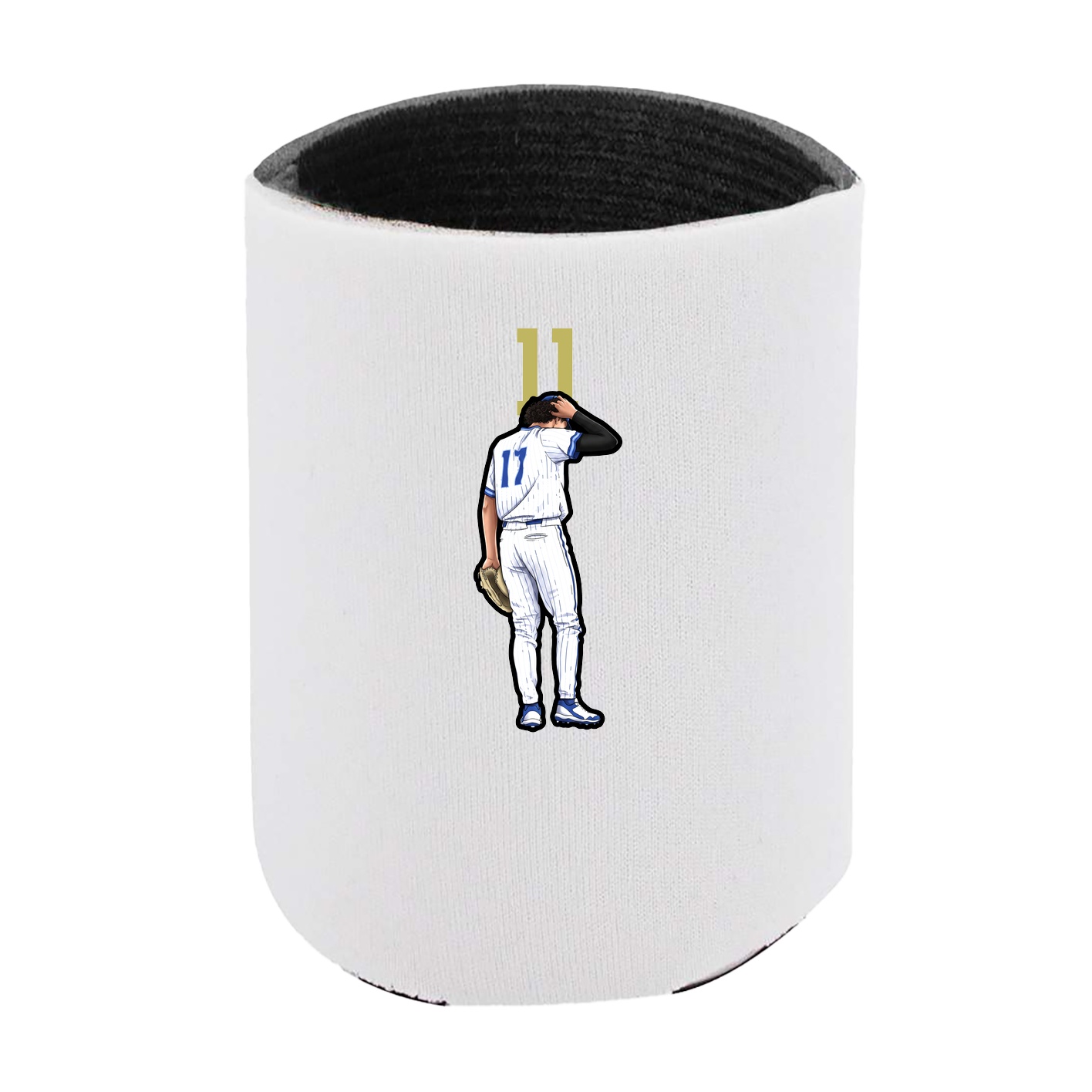 Can Holder — Number Top in White