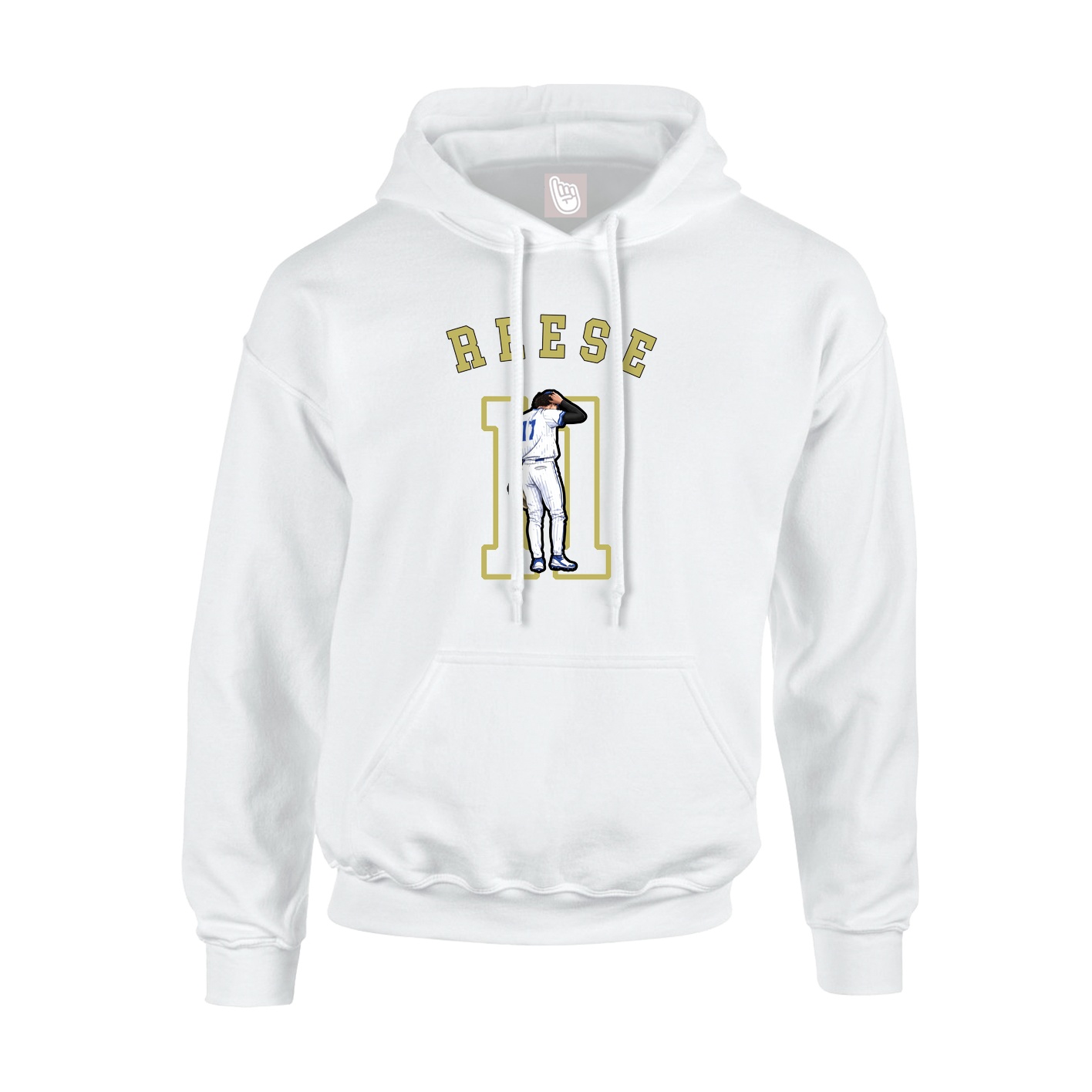 Youth Hoodie — Shirsey Arch in White