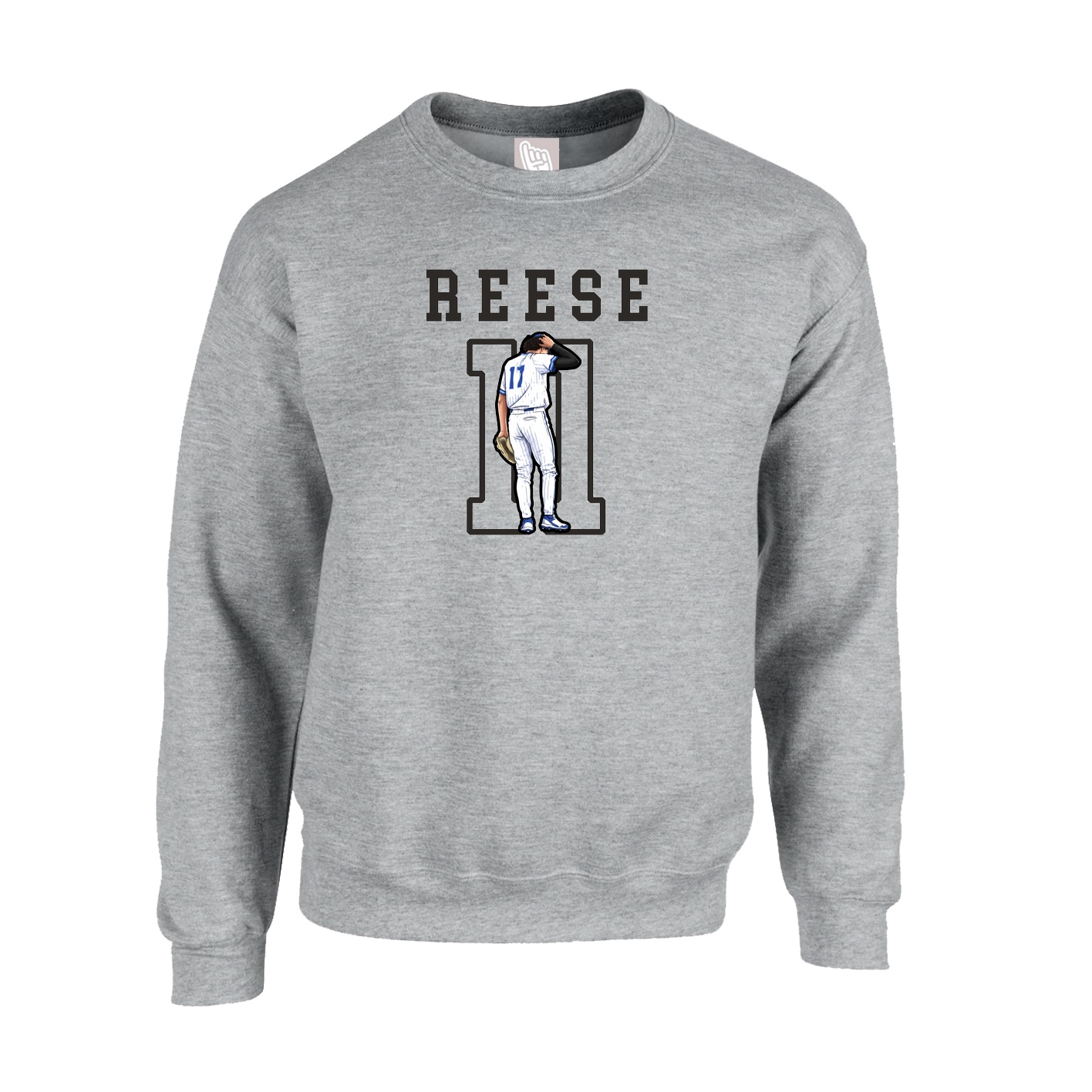 Fleece Crew — Shirsey in Grey