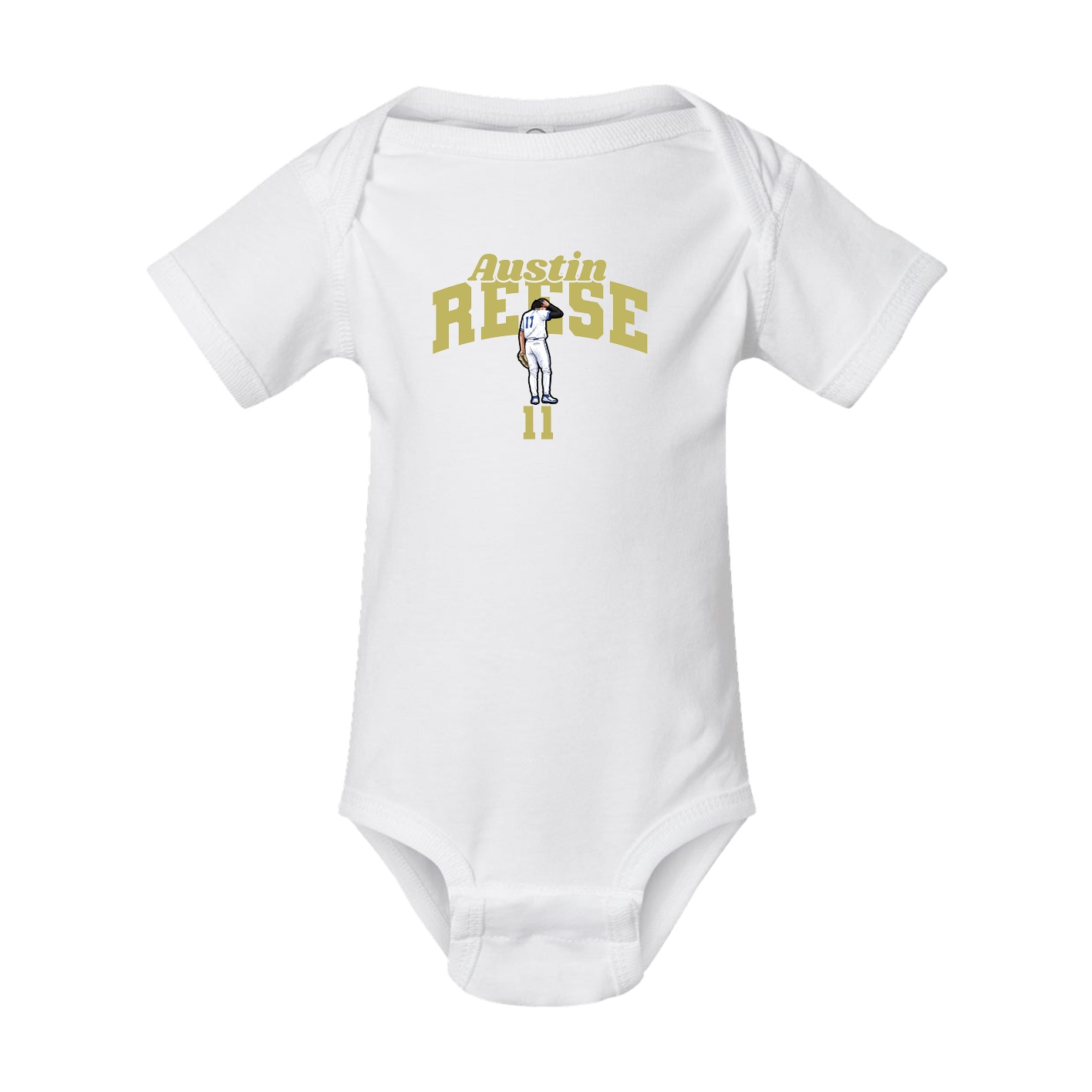 Baby Onesie — Signature Arch in White