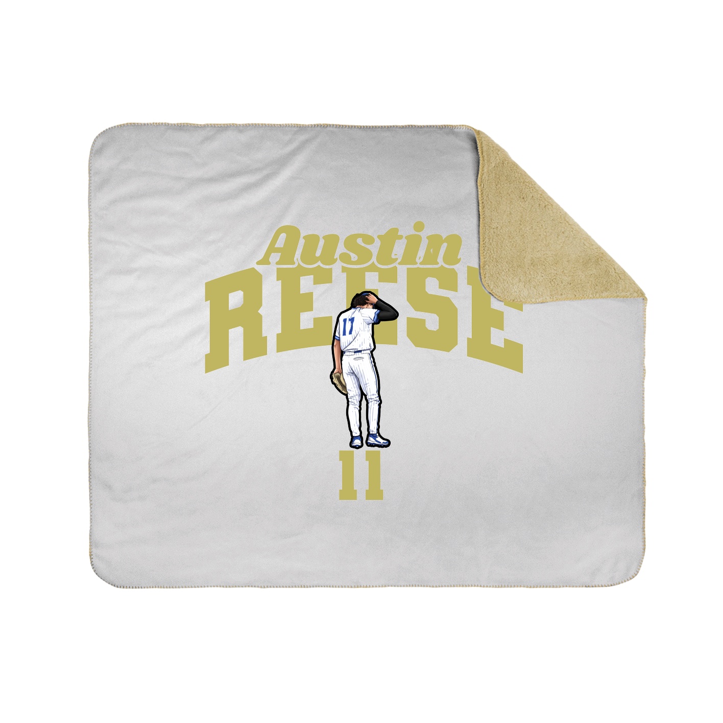Throw Blanket — Signature Arch in White