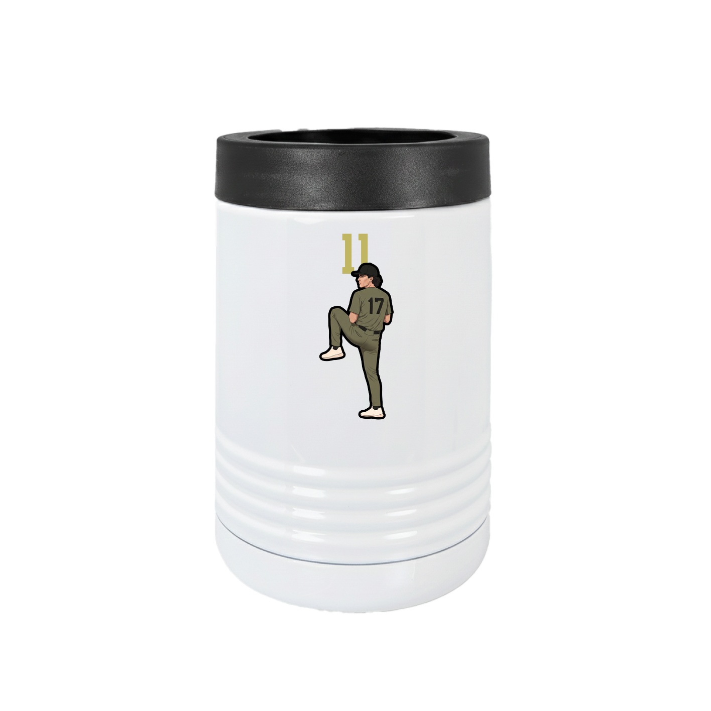 Beverage Holder — Number Top in White