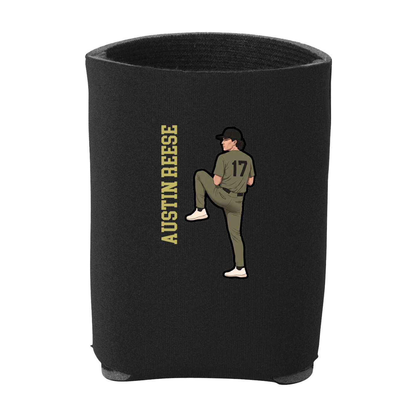 Can Holder — Name Vertical in Black