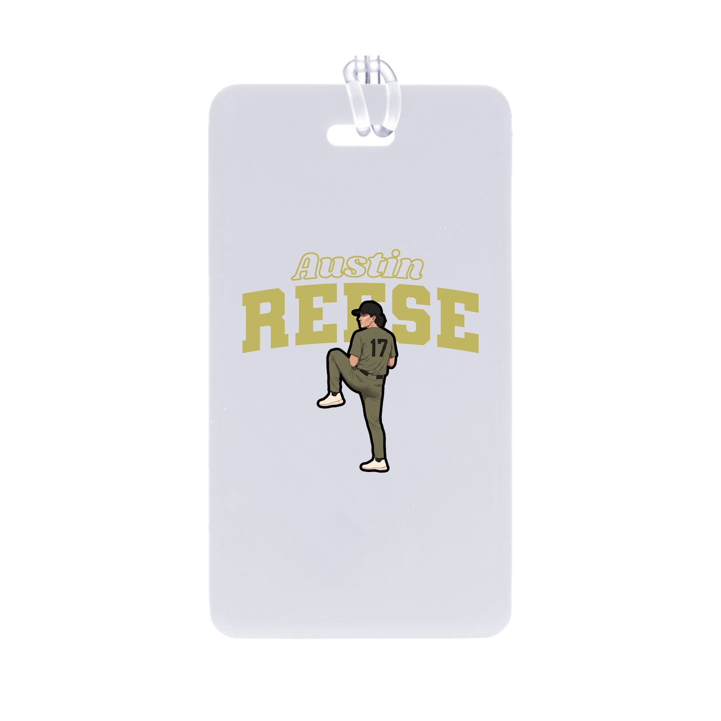 Bag Tag — Name Arch in Classic