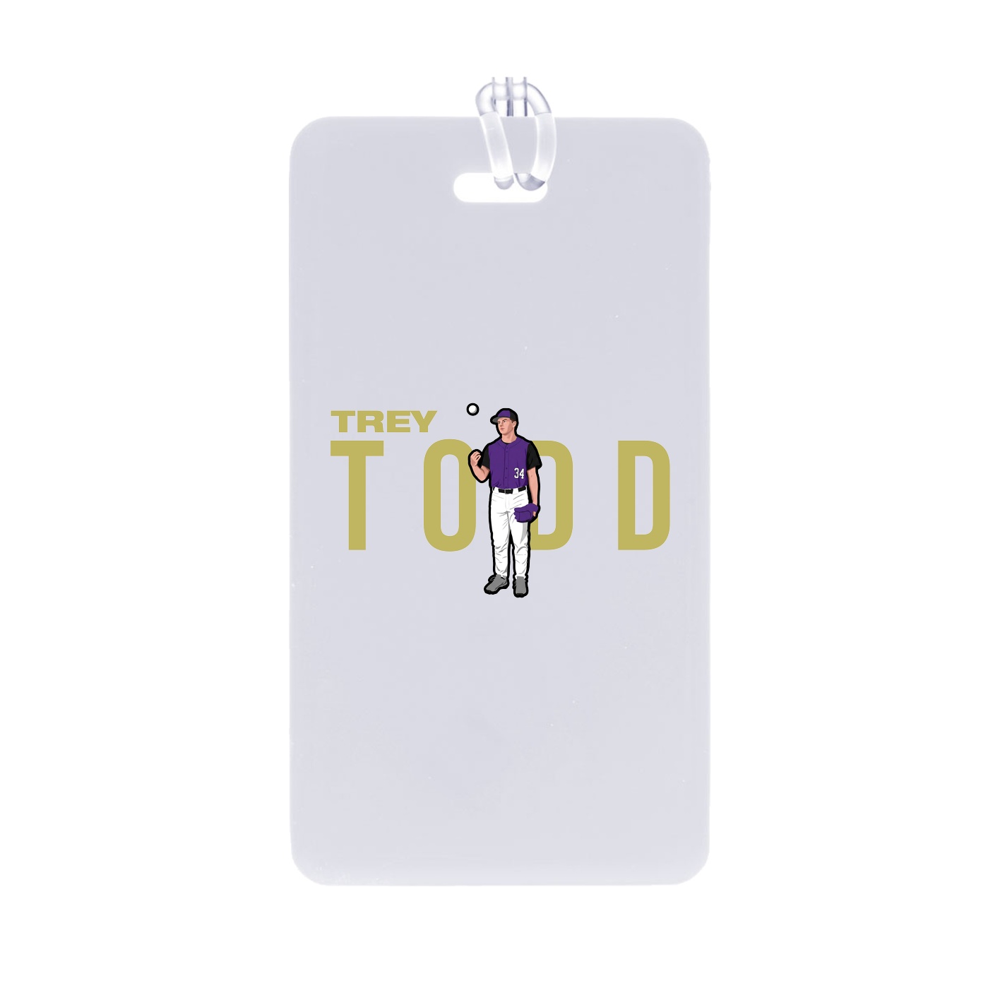 Bag Tag — Player Name in Classic
