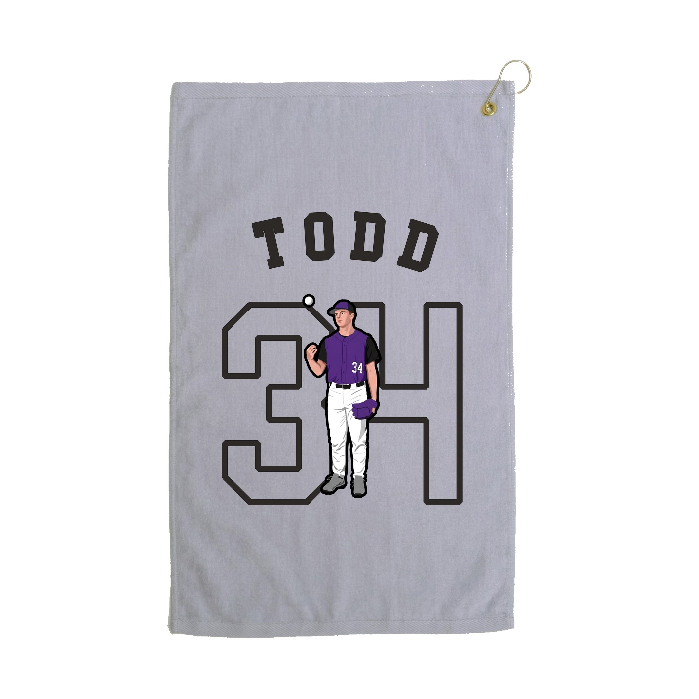 Golf Towel — Shirsey Arch in Grey