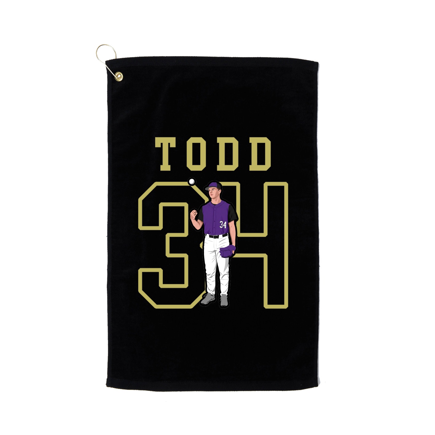 Golf Towel — Shirsey in Black