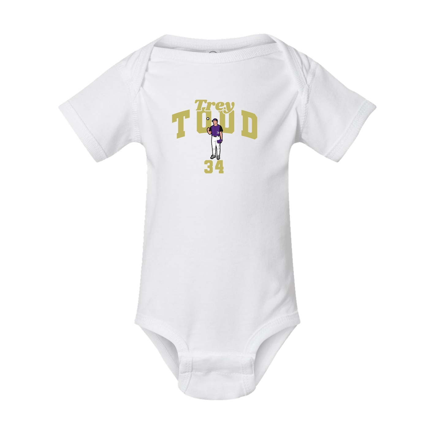 Baby Onesie — Signature Arch in White